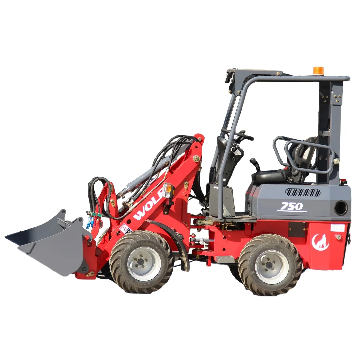 Chinesischer Radlader Weifang Mini Loader Wolf Mini750 Lader