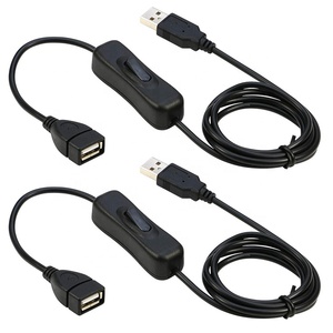 OEM <strong>USB</strong> Extension Cable With ON/Off Switch <strong>USB</strong> Male to Female Cable Support (Data and Power) for LED Strips - Product Image 1