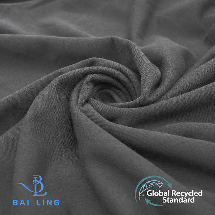 China Fornecedor Camisola Material 65% Algodão 35% Poliéster CVC Francês Terry Hoodies Malha Tecido para Roupas De Costura