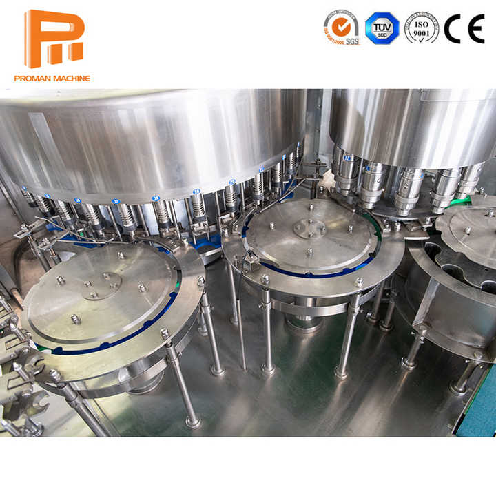Medium Scale Business 3 In 1 8000 bph Flaschen waschen Pure Mineral Trink tisch Quellwasser Abfüll maschine Preis