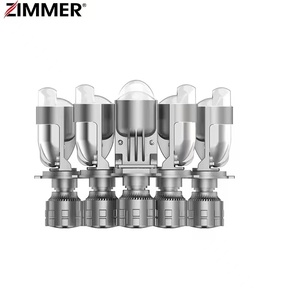 ZIMMER Nouveau Design Double Projecteur <span class=keywords><strong>LED</strong></span> Phare A8 80W 6000k Super Lumineux Blanc Lumière <span class=keywords><strong>Mini</strong></span> Projecteur Lentille H4 <span class=keywords><strong>LED</strong></span> Phare - Product Image 5