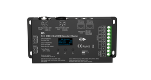 Skydance D5 12-24V 30A 5 kênh DMX512 & rdm Bộ giải mã CV RGB + CCT DMX512 Master <span class=keywords><strong>DMX</strong></span> điều khiển với OLED hiển thị cho ánh sáng sân khấu - Product Image 4