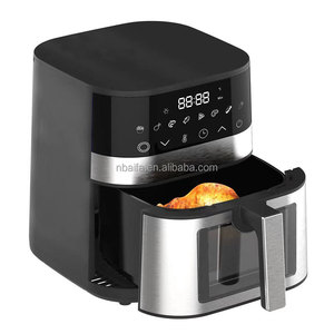 Aifa 8L friggitrice digitale a controllo digitale in acciaio inox 8 litri intelligente automatico fonte di alimentazione senza olio forno con finestra di visualizzazione - Product Image 5
