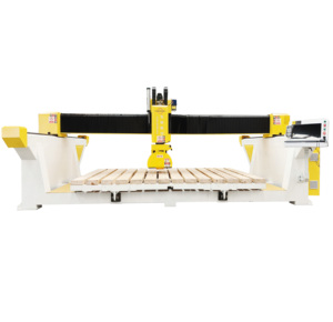 Tipo de control remoto inalámbrico Piedra Mármol Granito Mesa Hard Rock Usado CNC 4 Axis Bridge Saw Machine - Product Image 1