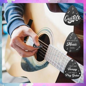 Vui Guitar Picks Món Quà Mới Lạ Thiết Lập 1 Acoustic Điện Pick Trường Hợp 9 Bass <span class=keywords><strong>Ukulele</strong></span> Chọn 1 Rõ Ràng Hiển Thị Trường Hợp Chủ Âm Nhạc Người Yêu - Product Image 5