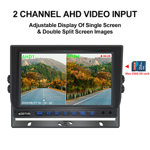 CareDrive DP290 8-CH Flip Down Color Display Screen Car Rear View 8 <strong>Way</strong> <strong>Input</strong> Vehicle 10.1 Inch TFT LCD Car TV <strong>Monitor</strong> for Truck - Product Image 3