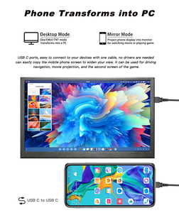 Kleiner USB-C Laptop PC QHD 2560 x 1600 Auflösung für Raspberry Pi LED kapazitiver Touchscreen Panel-Display LCD 10,1-Zoll-Monitor - Product Image 6