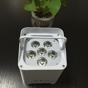 2023 FEIYUEYUE RC DMX akülü wifi uplight 6X18w RGBWAUV kablosuz pilli led uplights Battery pil par ışık - Product Image 5