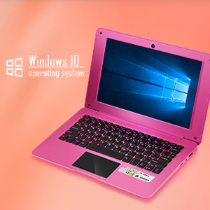 NBD Quad Core Powered Windows 10,1 pulgadas Computadora Niños Adultos Netbook Computadora Portátil con WiFi