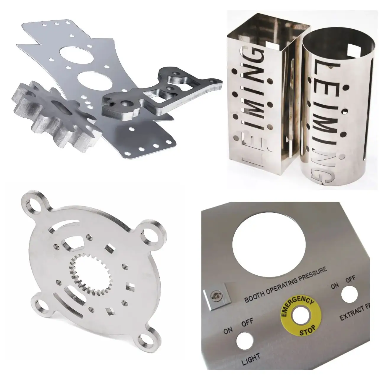 Servizio di taglio Laser in acciaio inossidabile personalizzato in ferro di alluminio e rame