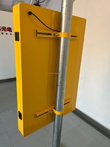 Năng lượng mặt trời Powered <span class=keywords><strong>LED</strong></span> biển báo giao thông Board 2-chữ số 10-99 hiển thị màu kép Radar Tốc Độ Đăng 900 mét - Product Image 4