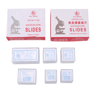 Portaobjetos de vidrio de laboratorio ultra claro personalizado de fábrica, microscopios, portaobjetos de vidrio - Product Image 2