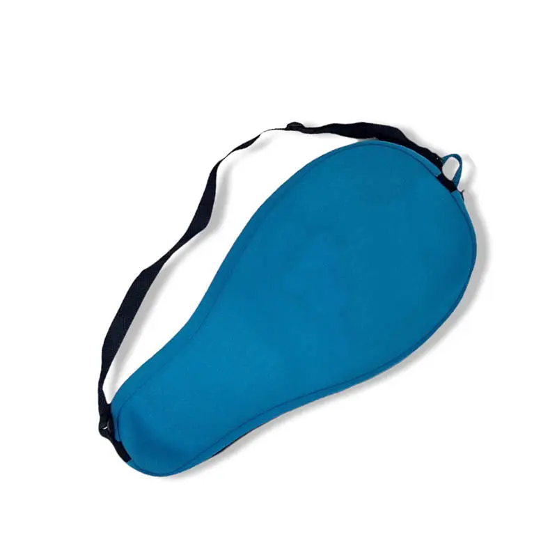 Bolsa de neopreno personalizada para raquetas de tenis de mesa, funda para raqueta de tenis para deportes al aire libre, bolsas de paleta de ping-pong