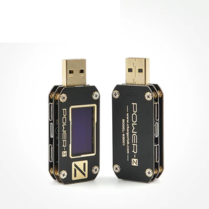 QC3.0/2,0 0-24 В POWER-Z KM001 PD тестер USB Цифровой вольтметр инструмент для тестирования напряжения и токовой пульсации двойной Type-C инструмент - Product Image 1