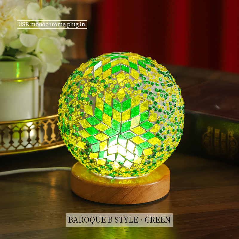 Bohemian B . Green 12cm