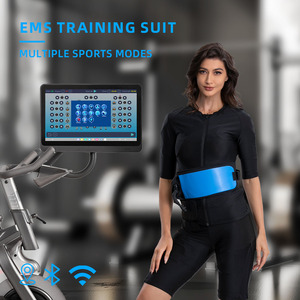 Draadloze Slimme Professionele Ems Fitness Machine Dual-Layer <span class=keywords><strong>Design</strong></span> Ems Split Trainingspak Met Energiebox - Product Image 4