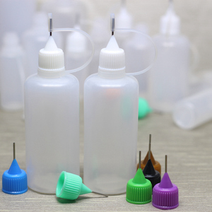 <strong>3ml</strong> 5ml 10ml 15ml 20ml 30ml 50ml 60ml 100ml 120ml <strong>PE</strong> Plastic Squeezable <strong>Dropper</strong> <strong>Bottles</strong> With Needle Tip Caps for Glue/Liquid/Oil - Product Image 4