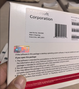 赢10专业原始设备制造商密钥DvD全包100% 在线激活1套 = 5pcs多语言赢10专业Dsp赢10专业DVD - Product Image 4