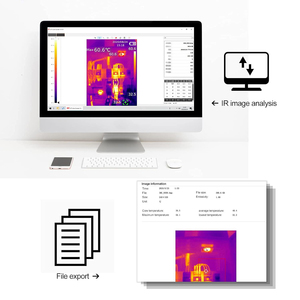 UNI-T UTi260B Thermal Hot Imaging <strong>Infrared</strong> Camera Imager Measurable Range -20 <strong>C</strong>~550 <strong>C</strong>/-4 F~1022 F 49152 Pixels 256*192 IR - Product Image 5