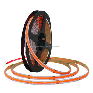 8mm 480LEDs/M esnek COB lineer LED bant ışık mavi kırmızı pembe sarı COB 12V 24V LEDs Dotless LED şerit işık - Product Image 6