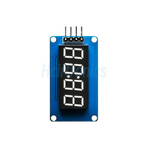 TM1637 4 bit modulo Display a LED 7 segmento 4 bit 0.36 pollici orologio anodo rosso tubo digitale quattro Driver seriale Board Pack - Product Image 3