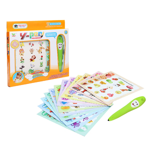 English Point <strong>Reading</strong> Pen With 12pcs Cards Kids Learning Machines <strong>Reading</strong> Pen Electronic Smart Learning Pen - Product Image 2