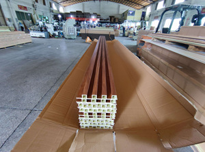 Moderne WPC Wand paneele Dekor einfarbige Wand platte Holz laminierte Wand platte Faser Außen verkleidung Panel Großhandel - Product Image 6