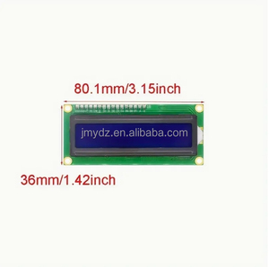 Schermo LCD 1602A 5V blu Yello-green con codice bianco IIC / I2C Blacklight 16x2 LCD modulo Monitor LCD1602 - Product Image 2