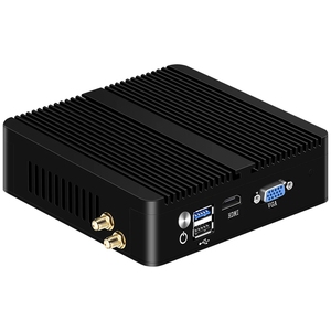 HLY Firewall Router Mini Pc Pfsense Ubuntu Quad Core J4125 N5105 Cpu 4 Gigabit Lan RJ45 Barebone Mini <strong>Computer</strong> <strong>System</strong> <strong>Unit</strong> - Product Image 2