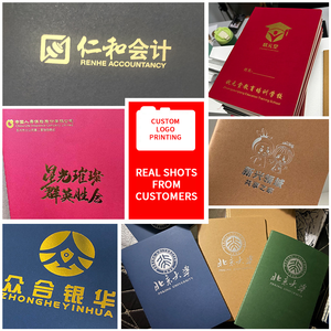 Customized Printing Logo A5 <strong>Notebook</strong> Thickened Kraft Paper Soft Student <strong>Notepad</strong> Hardcover Office Journal, Diary Gift - Product Image 3