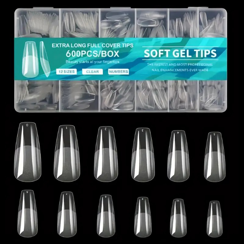 Puntas de Uñas de Gel Suave