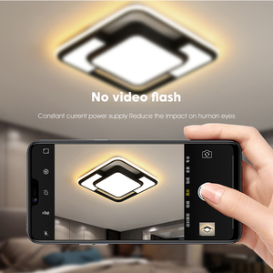Tam ışık kapsama LED tavan lambası sıva üstü ev oturma odası tavan ışık anahtarı uzaktan kumanda APP kontrolü ile - Product Image 6