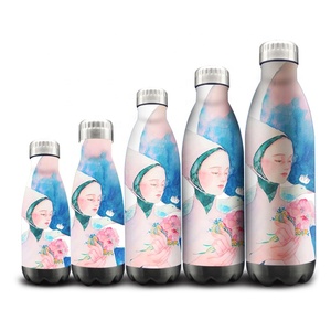 EaCrB Double Wall Stainless Steel Water Bottle Day Day Vacuum Flask 350 <strong>ML</strong> 500ML 750ML 1000ML - Product Image 3