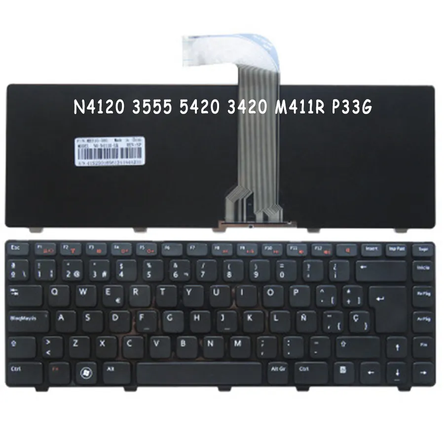 Клавиатура для ноутбука Dell N4120 7420 3555 5420 M411R P33G, FSLX 3420 N4110