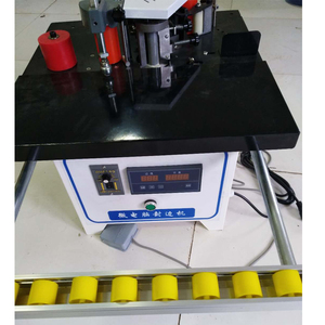 Woodworking Mini Edge Bander Machine <strong>Portable</strong> Edge Banding Automatic End Cutting <strong>Computer</strong> <strong>Control</strong> Panel Double Sided Glue Cove - Product Image 6