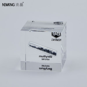 Newkng beryllium là 4 bộ sưu tập bảng tuần hoàn, khối lập phương nguyên tố hóa học thực, khối 5 cm, Acrylic (không phải nhựa rẻ), tùy chỉnh - Product Image 4