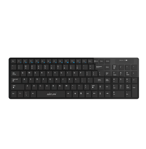 2.4G Wireless Keypads AX7900 Nice Design Durable Slim Standard Size Multimedia <strong>Function</strong> Cordless <strong>Keyboard</strong>