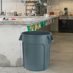 Jiwins ticari mutfak restoran 10 20 32 galon <span class=keywords><strong>120L</strong></span> plastik yuvarlak atık geri dönüşüm çöp çöp kutusu Logo ile