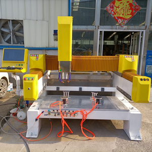 LD-1308 ATC CNC-Maschine für Stein Arbeits platten Schneiden Polieren Einfache Beladung Entladen Trolley für Granit Kern komponente Motor