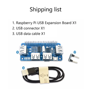 4 port USB uzatma prizi HUB ahududu sıfır/sıfır W/3B + seri hata ayıklama için UART USB2.0/1.1 ile uyumlu