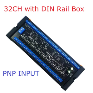 32CH NPN/PNP Entrada aislada ópticamente y 32CH 300MA NPN Salida de relé de estado sólido RS485 Modbus RTU PLC IO Placa de expansión - Product Image 6