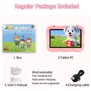 Commercio all'ingrosso intelligente educativo Android Tablette Pour Enfants ad alte prestazioni Quad Core MTK 3000mAh capacità di memoria rinfuse - Product Image 6