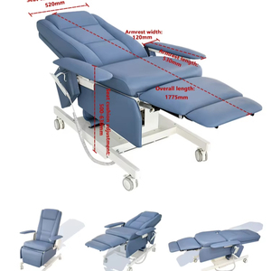 Fabrika fiyat elektrikli ayarlanabilir Recliner transfüzyon sandalye tıbbi klinik diyaliz hastane infüzyon kanepe sandalye - Product Image 1