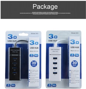 外设配件4端口Usb 2.0 3.0集线器适配器USB集线器 - Product Image 6