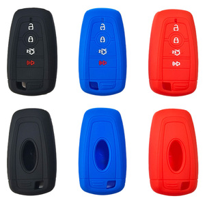 フォードエコスポートフォーカストーラスアドベンチャー用シリコーンキーセットリモコン4キーと保護カバー付き - Product Image 2