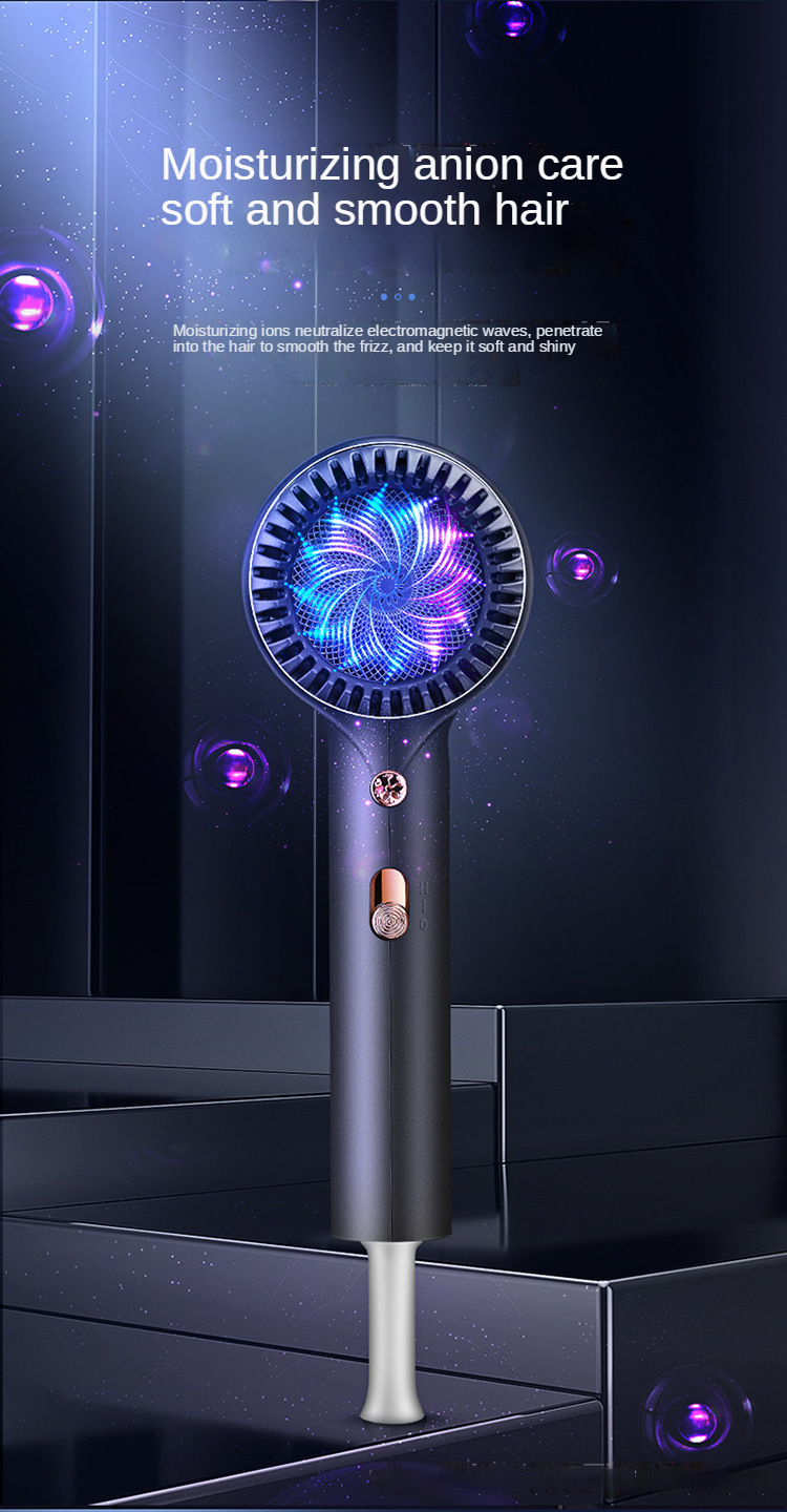 Hot sale new design negative ion hair dryer portable 220V Blu-ray mini hair dryer home dormitory wholesale gift drop shipping