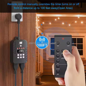 Timer della luce programmabile con telecomando Wireless per lampadine a LED e luci a stringa