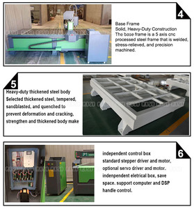 Mono mandrino 3D CNC Router macchina per incisione per la lavorazione del legno con DSP Syntec NC Studio sistema di controllo 5KW potenza Max per uso domestico - Product Image 3