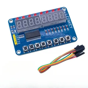 TM1637 4 bit/TM1638/MAX7219 8 bit digitale LED modulo 7 segmento orologio 0.36 pollici tubo anodo rosso quattro Driver seriale - Product Image 4
