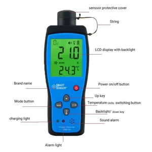 Sensor inteligente AR8100, detector de aire portátil O2, Analizador de gas oxígeno, rango de medición de concentración O2, probador de Detector 0-30% - Product Image 5